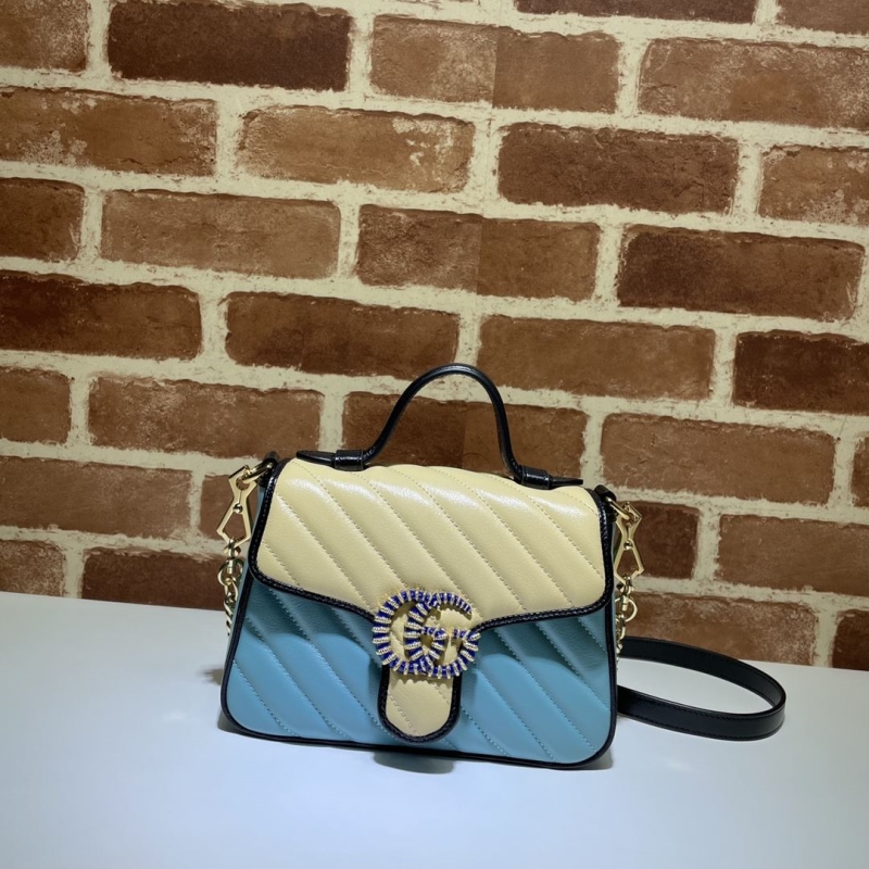G*u*i top handle bags